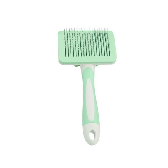 Penmahua Pet Grooming Brush Double Sided Shedding And Dematting Undercoat Rake Comb For Dogs And Cats Extra Wide Dog Grooming Brush Dog Shedding Brush Plastic Material Green