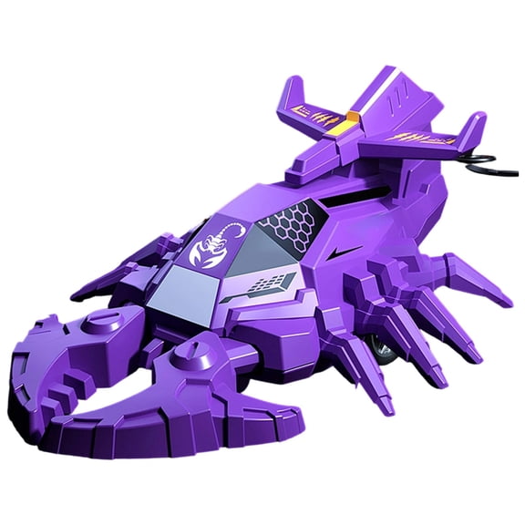 Penmahua Plastic Inertial Stunt Scorpion Car Toy Purple For Kids Mechanical Model 14X10X6 Centimeter 5.51X3.94X2.36 Inch 40 Gram 0.09 Pound