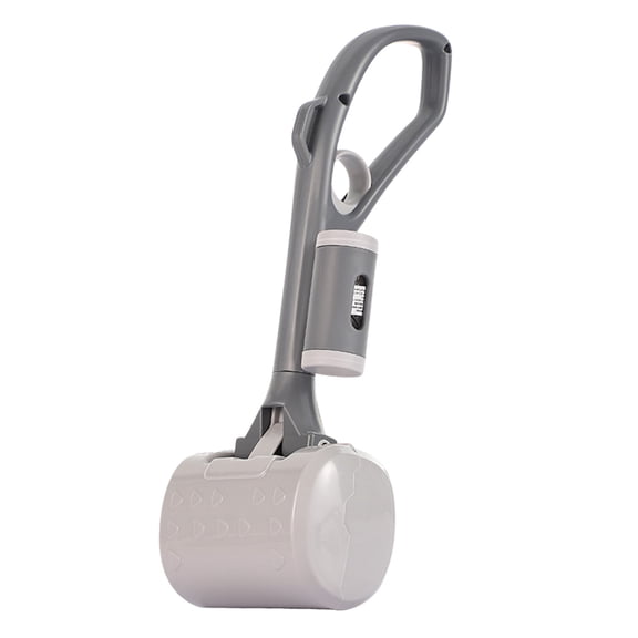 Penmahua Poop Picker Scooper For Dogs Pet Poop Pickup Tool Outdoor Walking Clip Poop Picker For Outdoor Supplies Grey Plastic Pet Waste Tool Grey