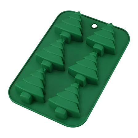 Penmahua Red Christmas Silicone Baking Molds For Cakes Chocolates And Soaps With Holiday Shapes Food Grade Non-Stick Material Christmas Baking Molds C