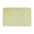 thumbnail image 1 of Penmahua Soft Velvet Bath Mat Absorbent Non Slip Foam Floor Rug Machine Washable For Bathroom Quick Dry 100% Polyester Green 40X60 Cm, 1 of 9