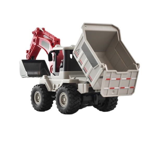 Penmahua White Forklift Toy Car With Alloy And Plastic Material For Kids 4 Inches For Simulation Play And Gift Idea White