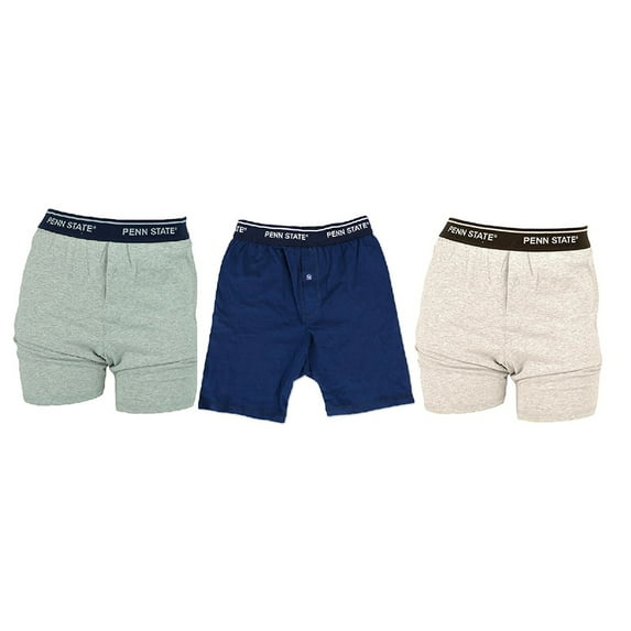 Penn Adult Men Multi-Color Underwear Boxer Briefs - (3Pk) (Navy, Grey, Oatmeal)(Size XS)