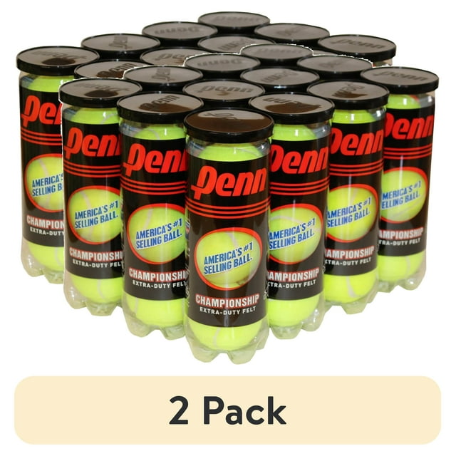 (2 pack) Penn Championship Extra Duty Tennis Balls (12 cans, 36 balls