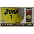 thumbnail image 1 of Penn Championship Extra Duty Tennis Balls Player Pack, 20 Cans (60 Balls Total), 1 of 3