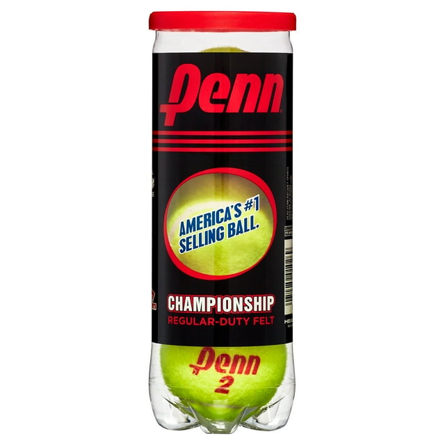Penn Championship Regular Duty Tennis Balls (1 Can, 3 Balls)