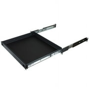 Penn Elcom R1291K/2L Sliding Rack Drawer 1U with 2 Slam Locks for Audio Racks, Home Theatres, IT, 15 Depth