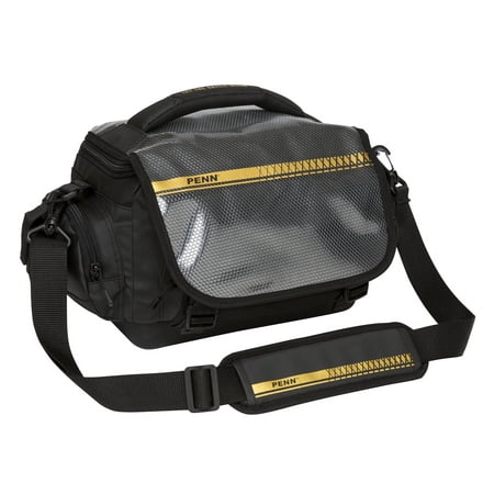 Penn Fishing Tackle Bag Boxes and Bait Storage Bag with 3 Medium Boxes, Black, Polyester