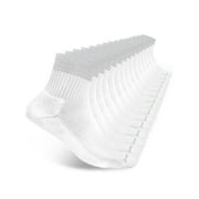 Penn Men s Cushioned Quarter Socks for Men Breathable Men s Sports Socks for All day Comfort, 15 pk, White