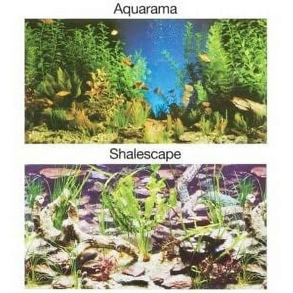 Penn-Plax Aquarama/Shalescape-50 Plant Aquarium Background Decor