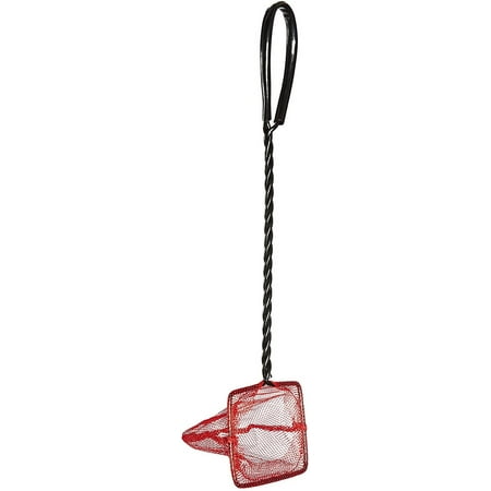 Penn-Plax Aquarium Mesh Fish Net - 3 inch - Red