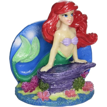 Penn-Plax Ariel Stretching On Décor Rocks | A great addition for any Little Mermaid fan, 3.2 OZ (LMR6)