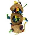 thumbnail image 1 of Penn-Plax BA1870 Coconut Kabob with Wood & Sisal Pet Collar, 1 of 3