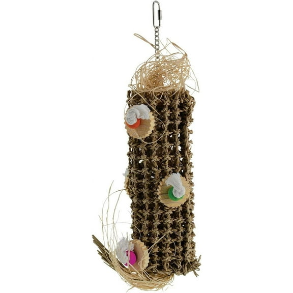 Penn Plax, Bird Life, Natural Weave Kabob Bird Toy, 21’’H