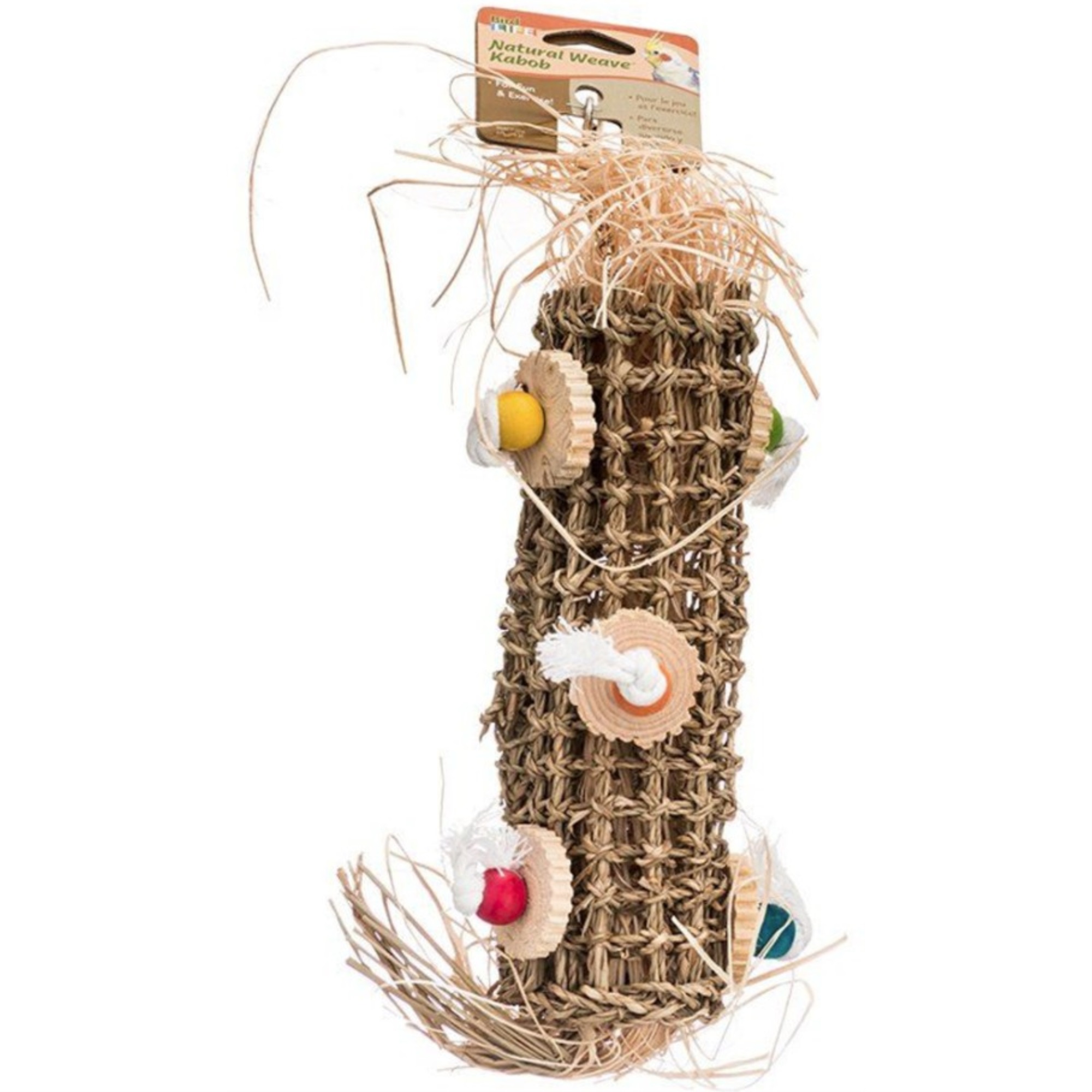 Penn Plax Bird Life Natural Weave Kabob for Birds