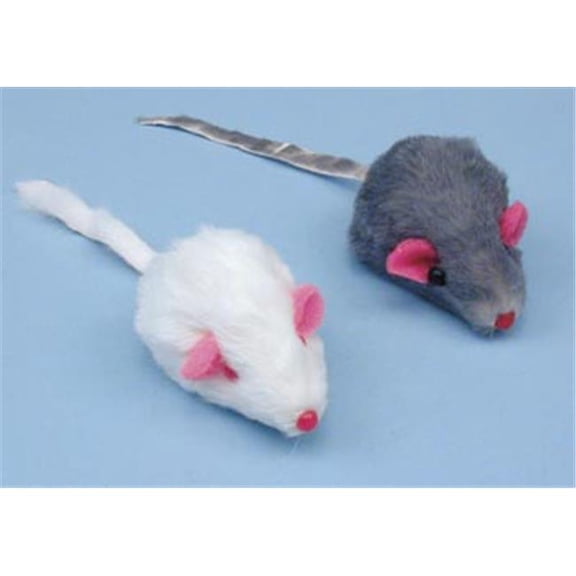 Penn-Plax CAT22 Purr Pet Bag of Mice Pet Toy - Small, Pack of 2