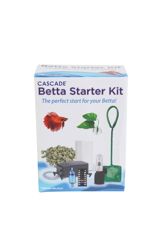 Cascade Betta Fish Starter Kit Flow Rate of 1.2 L/Min 9 Pieces