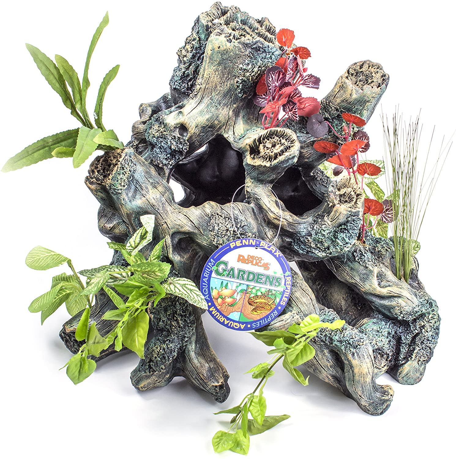 Penn-Plax DGSP1 Plastic Plants for Aquarium,Large