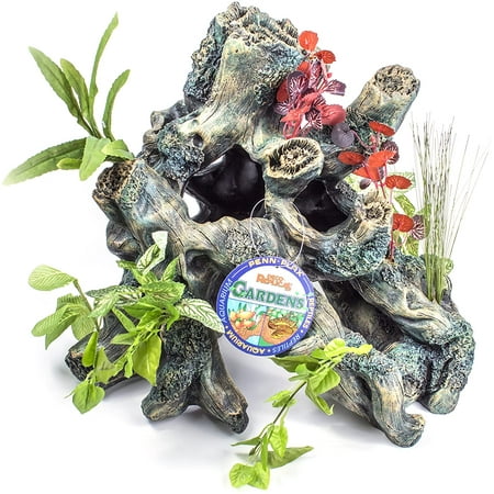 Penn-Plax DGSP1 Plastic Plants for Aquarium,Large