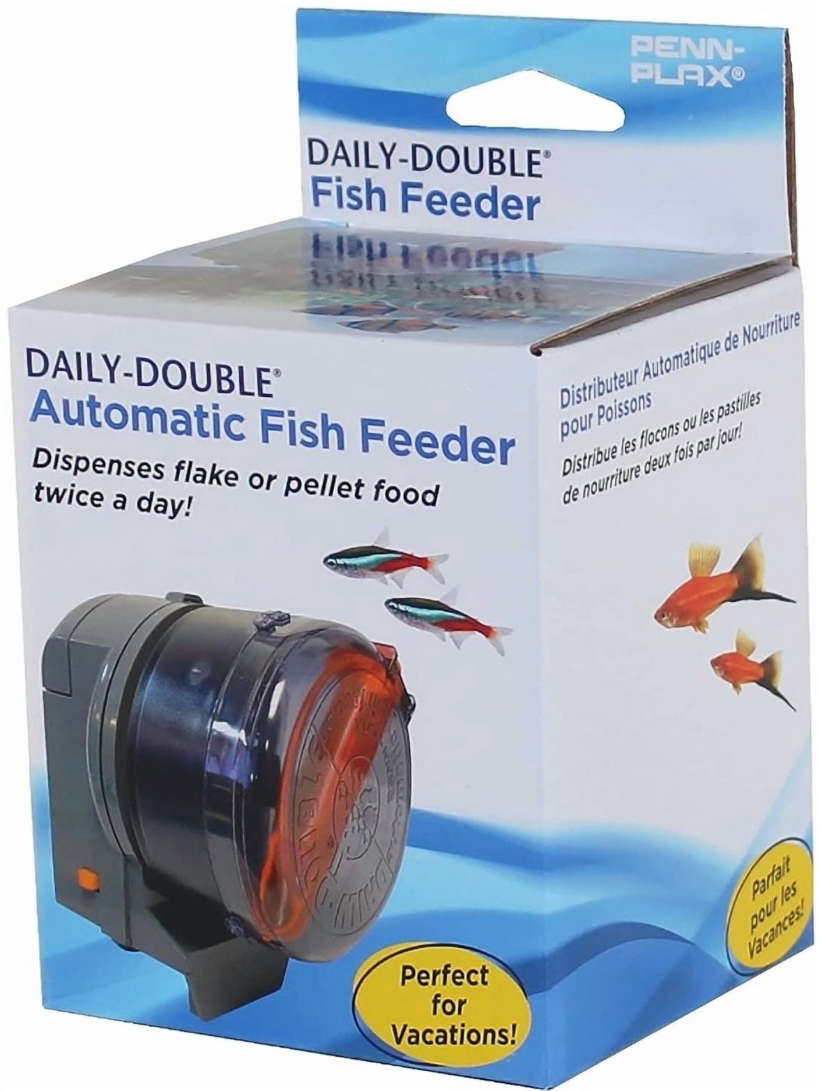 Penn Plax Daily-Double Automatic Fish Feeder [Pond Automatic Fish ...