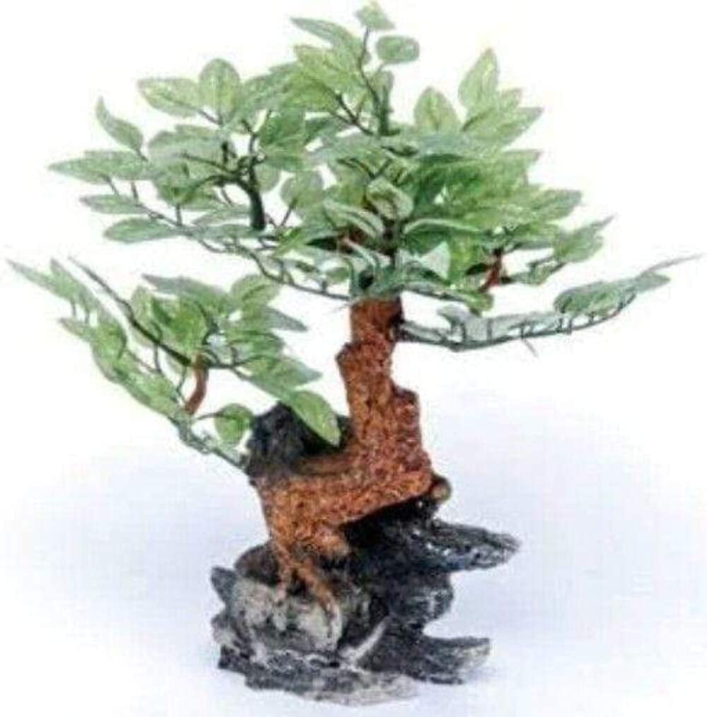PennPlax DecoReplicas Bonsai Tree Aquarium Decoration Green Safe