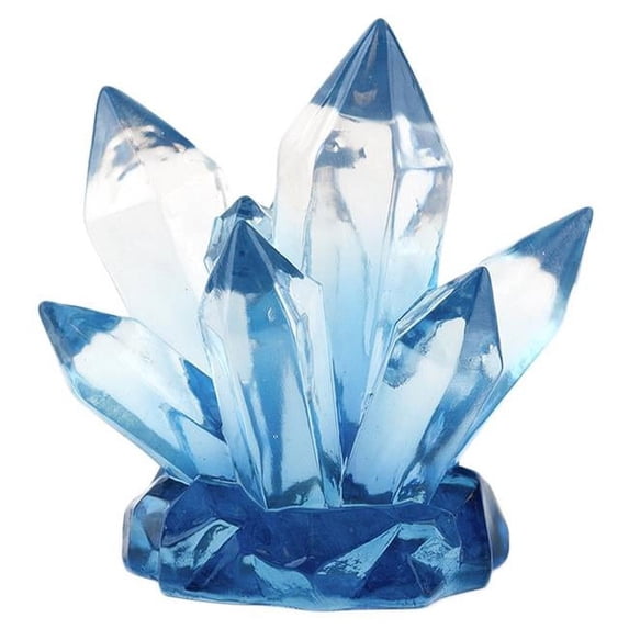 Penn-Plax Deco-Replicas Crystal Cluster Aquarium Decoration – Safe for Freshwater and Saltwater Fish Tanks – Sapphire Blue