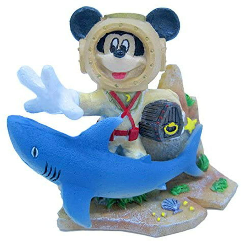 Penn-Plax Disney Aquarium Ornament – Mickey with Treasure – Small