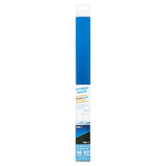 Penn-Plax Double-Sided Aquarium Background (Blue/Black)
