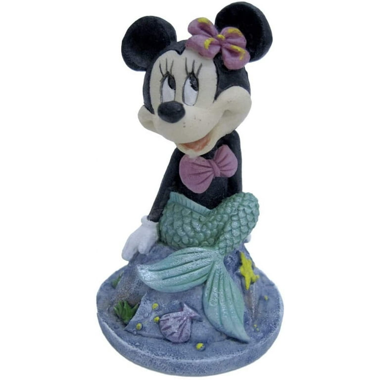 Penn-Plax Licensed Classic Disney Aquarium Ornament – Mermaid Minnie (Mini)