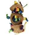 thumbnail image 1 of Penn Plax Natural Coconut Bird Kabob with Wood and Sisal, 1 of 2