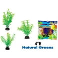 thumbnail image 1 of Penn Plax PBP1S 4 in. Plastic Plants - Green, 1 of 2