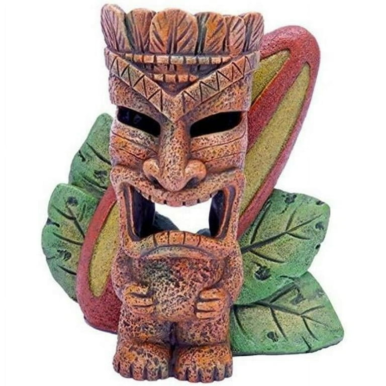 Tiki aquarium shop decorations