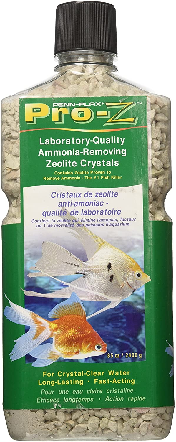 PennPlax ProZ AmmoniaRemoving Zeolite Crystals for Aquarium, Large