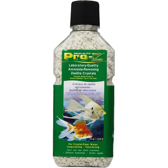 Penn Plax Pro-Z Ammonia-Removing Zeolite Crystals for Aquarium, Medium