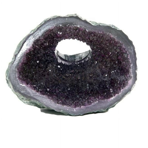 Penn Plax Purple Amethyst Geode Aquarium Ornament