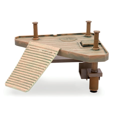 Penn-Plax Reptology Floating Plastic Turtle Pier and Basking Platform – Large