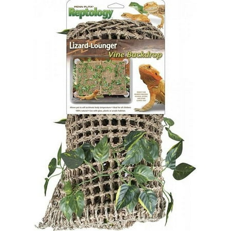 Penn-Plax Reptology Lizard Lounger Vine Backdrop
