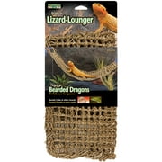 Penn-Plax Reptology Lizard Lounger for Reptiles   Seagrass   Extra Large Terrarium Decor