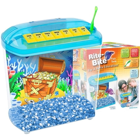 Penn-Plax Rite-Bite Educational Betta Tank – 1.13 Gallon