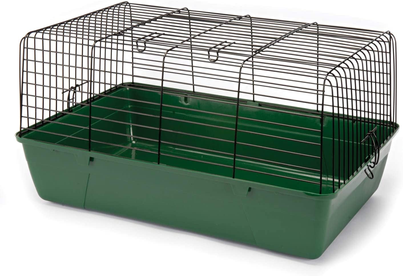 Medium Green Wire and Plastic Small Animal Cage
