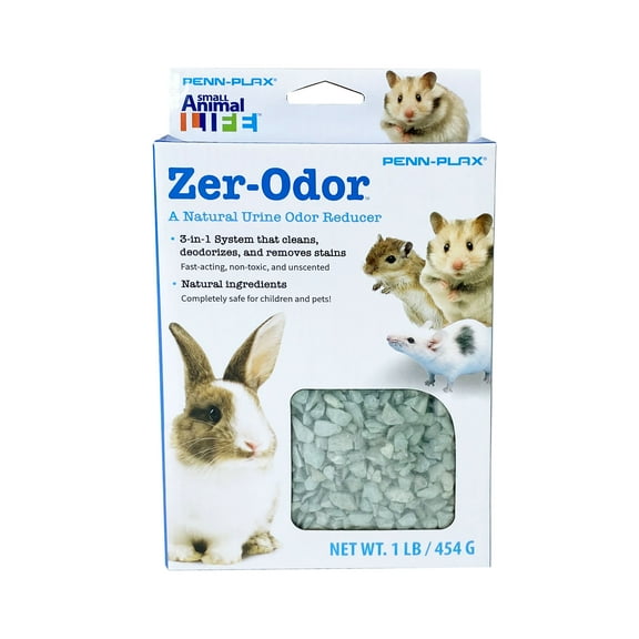 Penn-Plax S.A.M. ZER-Odor Pet Odor Absorber and Deodorizer for Small Animal – Zeolite Crystals – 1lb