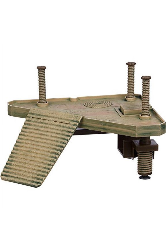 Penn Plax Small Turtle Pier For Use In and Out Of Water Basking Platform For Small Reptiles