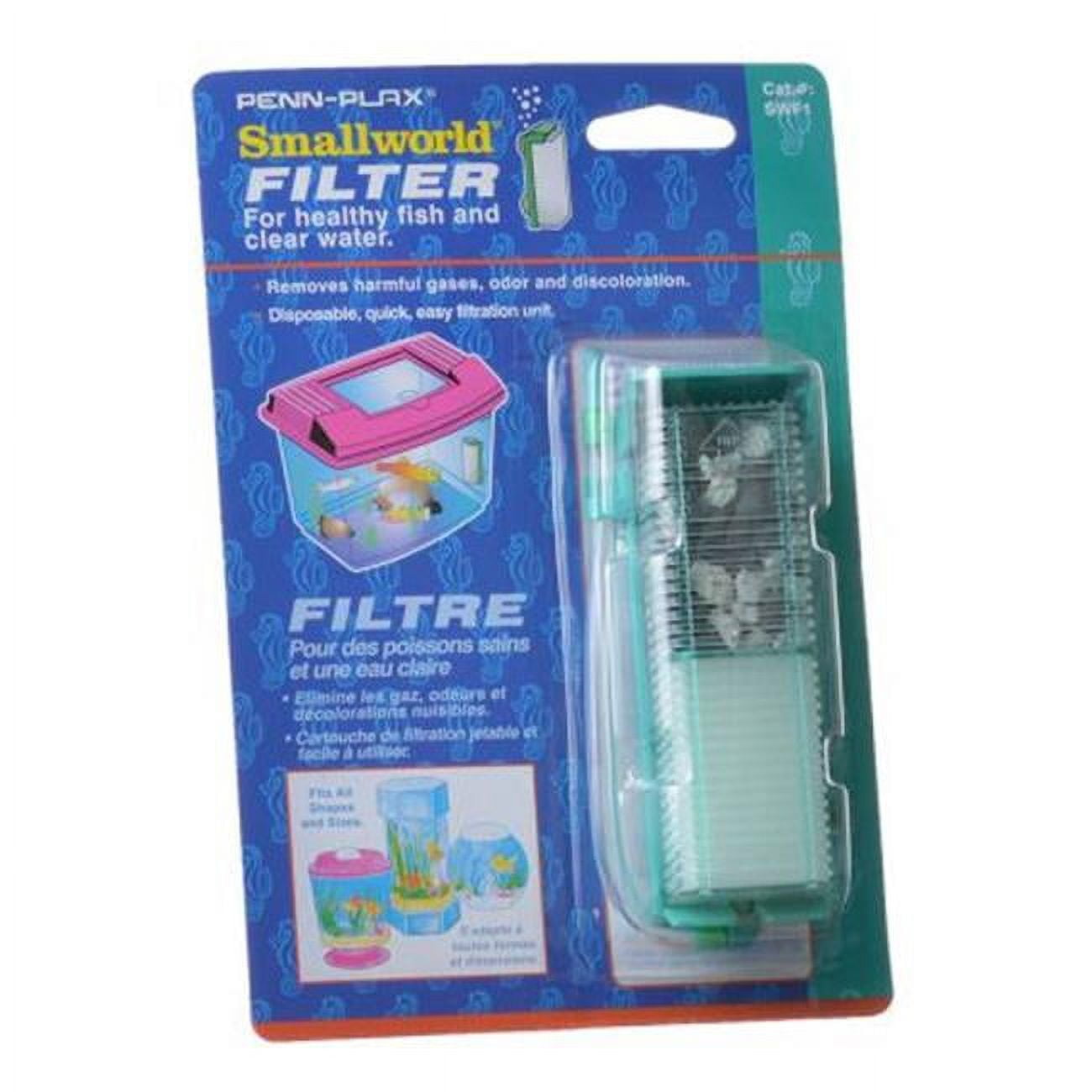 Small Aquarium Filter with Carbon and Zeolite Media