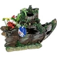 thumbnail image 1 of Penn-Plax Sunken Gardens Shipwreck Bow Aquarium Decor, Large, 1 of 4