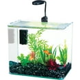 thumbnail image 1 of Penn-Plax Water-World Radius Desktop Aquarium Kit – 3.4 Gallon Glass Tank, 1 of 2