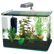 Penn-Plax Water-World Radius Desktop Aquarium Kit   5 Gallon Glass Tank