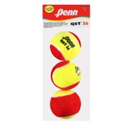 Penn QST 36 Red and Yellow Felt 3-ball in Polybag