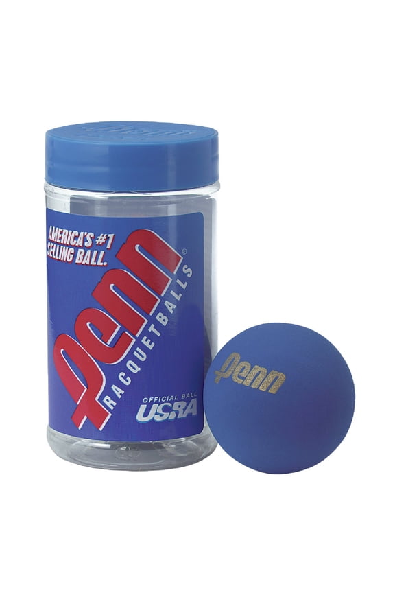 Racquet Balls Rubber Durable Ideal for Racquetball, Blue (3 Count)