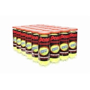 Penn Regular Duty Felt Pressurized Championship Tennis Balls, Yellow, 72 Pieces