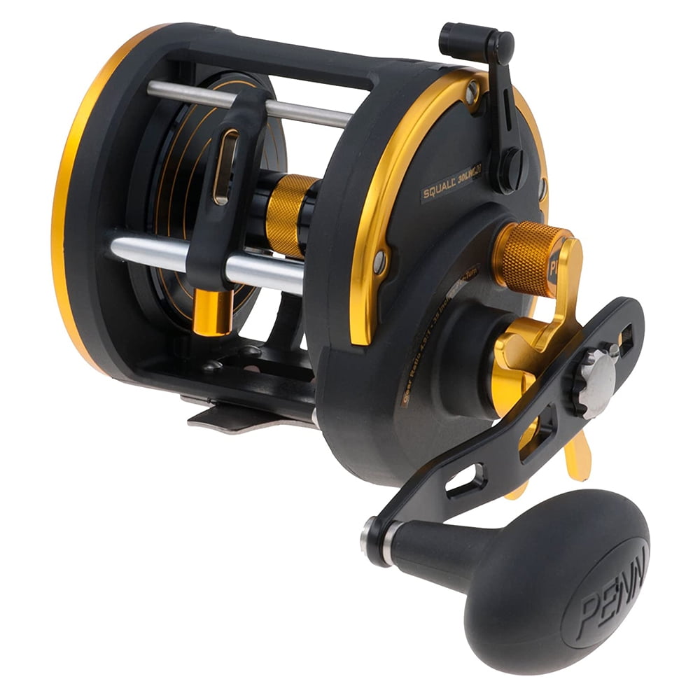 Penn SQL20LWLH Squall Level Wind Left Hand Fishing Reel w/ 2+1